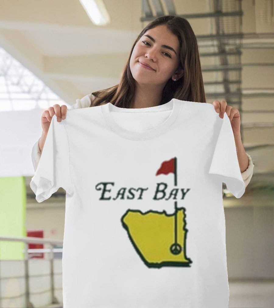 Oaklandish East Bay Golf Map With Flag Hole T-Shirt