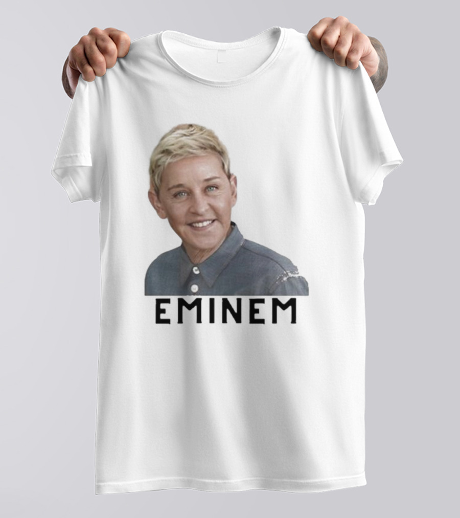 Eminem Ellen Degeneres Face Mashup T-Shirt