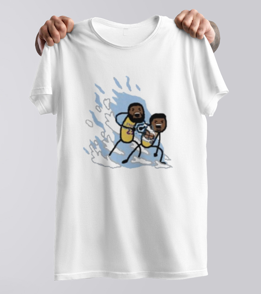 Father And Son Kamehameha Lakers Basketball Fusion T-Shirt