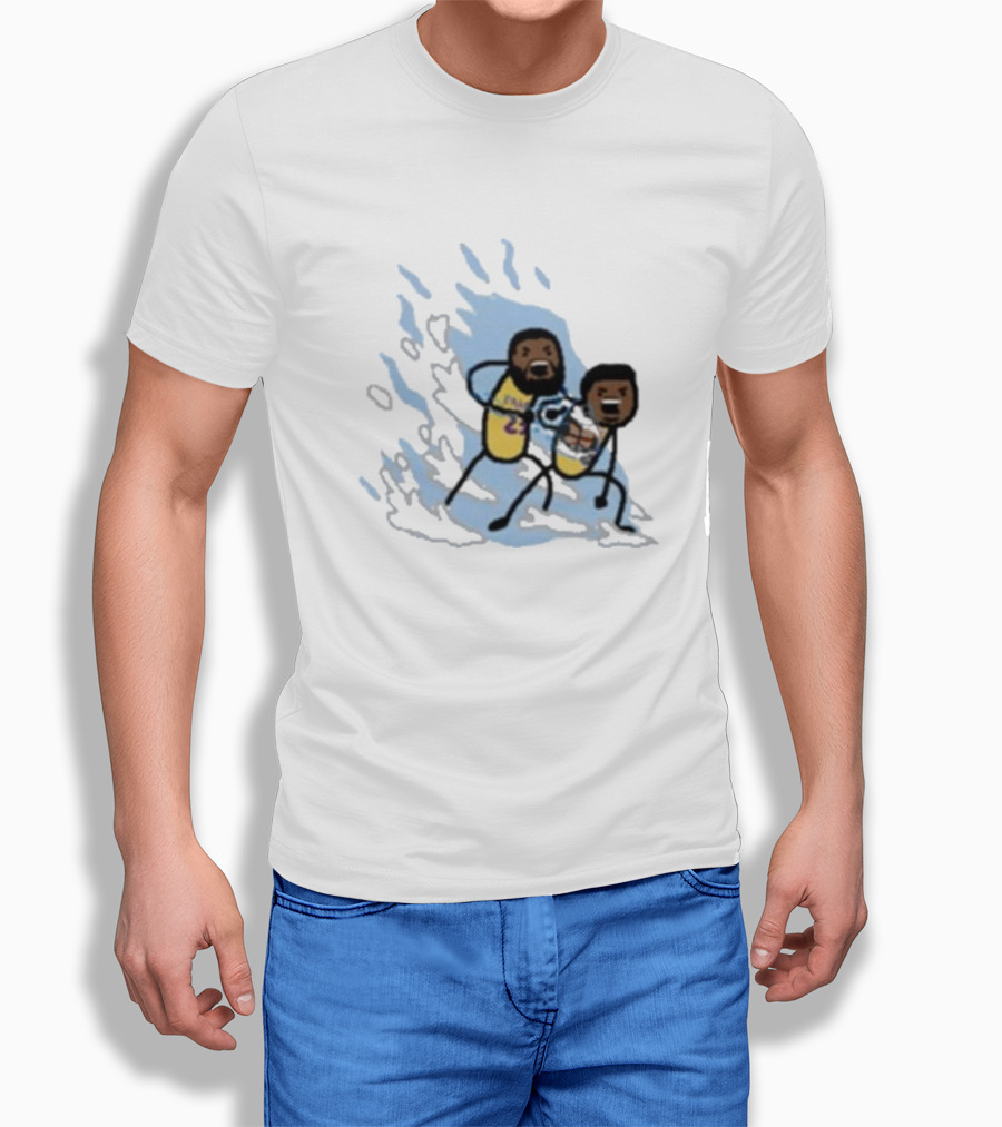 Father And Son Kamehameha Lakers Basketball Fusion T-Shirt