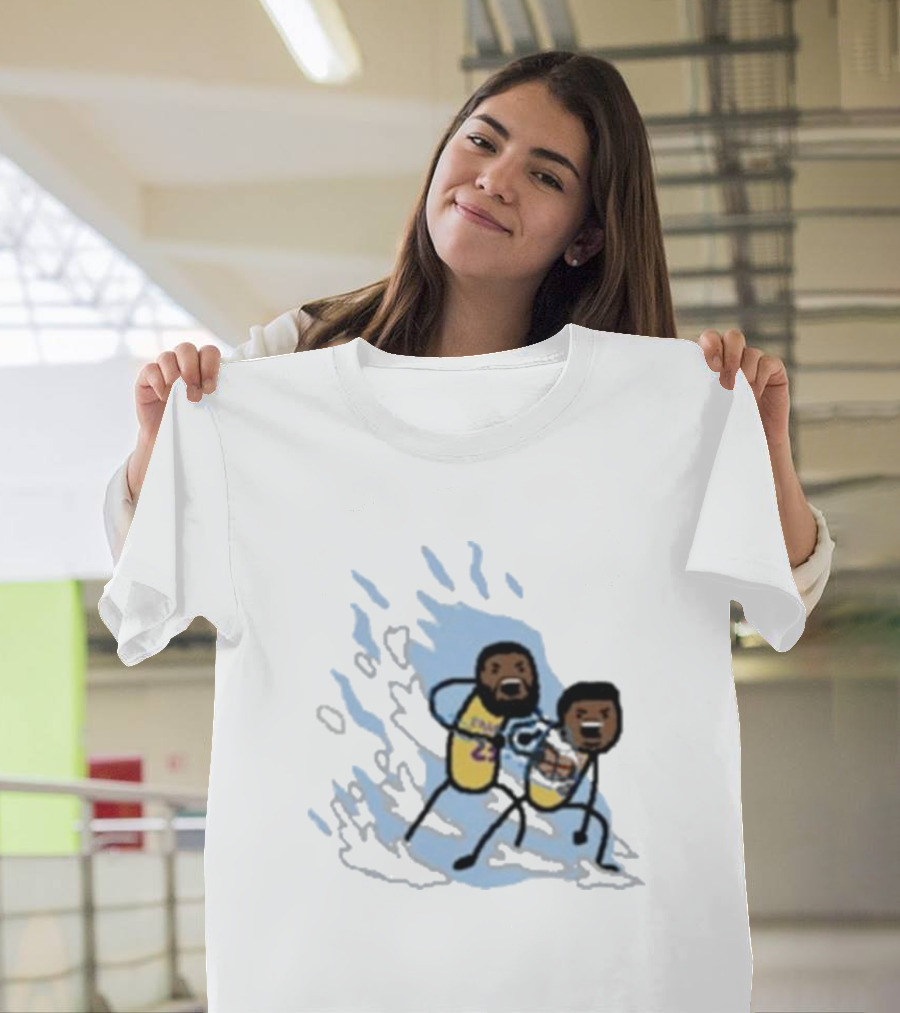 Father And Son Kamehameha Lakers Basketball Fusion T-Shirt