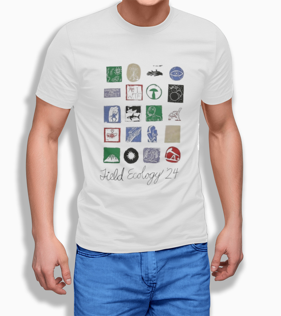 Fieldecology 24 Field Ecology Eye Mushroom Whale Hammerhead Bat Tree Planet Arrow Head T-Shirt
