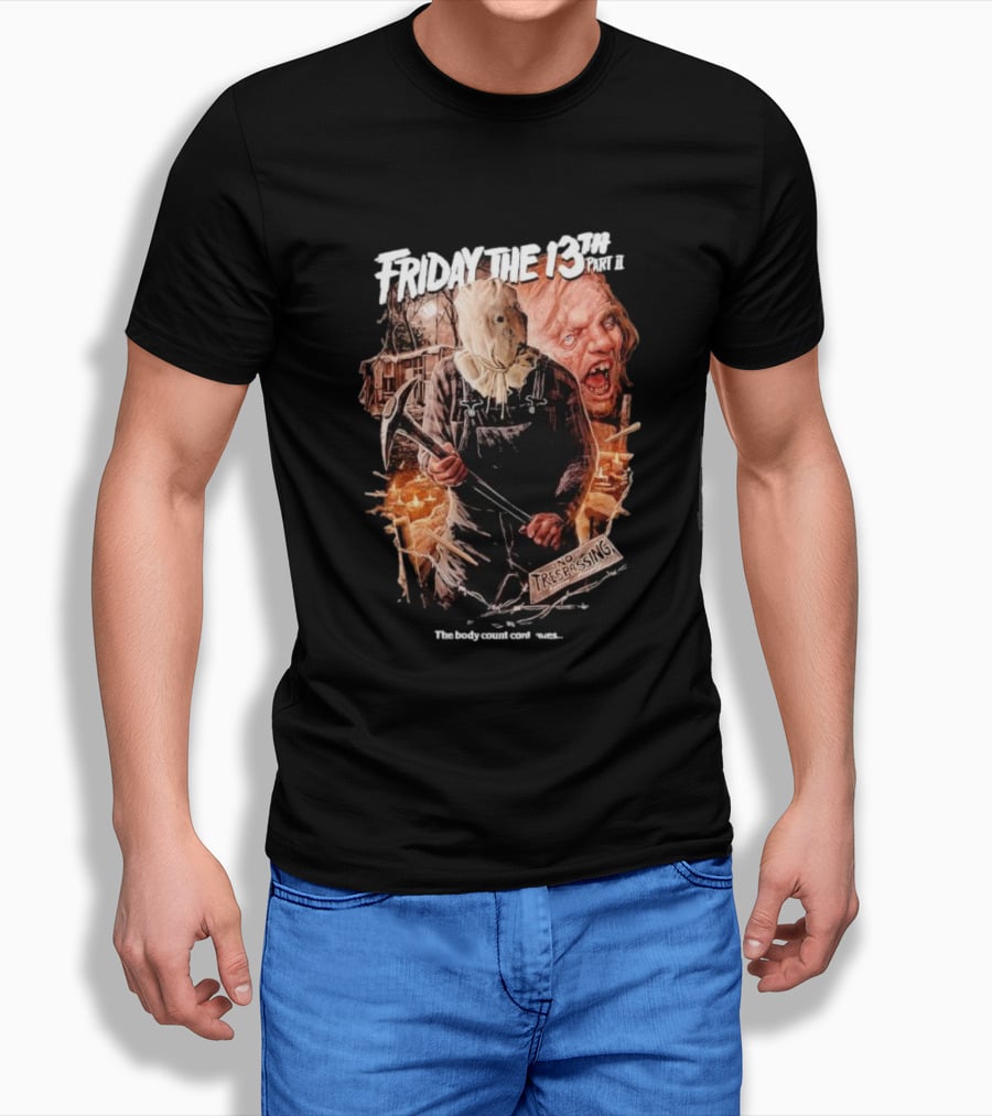Friday The 13th Part II No Trespassing The Body Count Continues T-Shirt