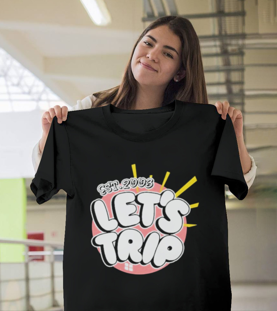 Let's Trip Bubble Est 2003 Sunburst T-Shirt