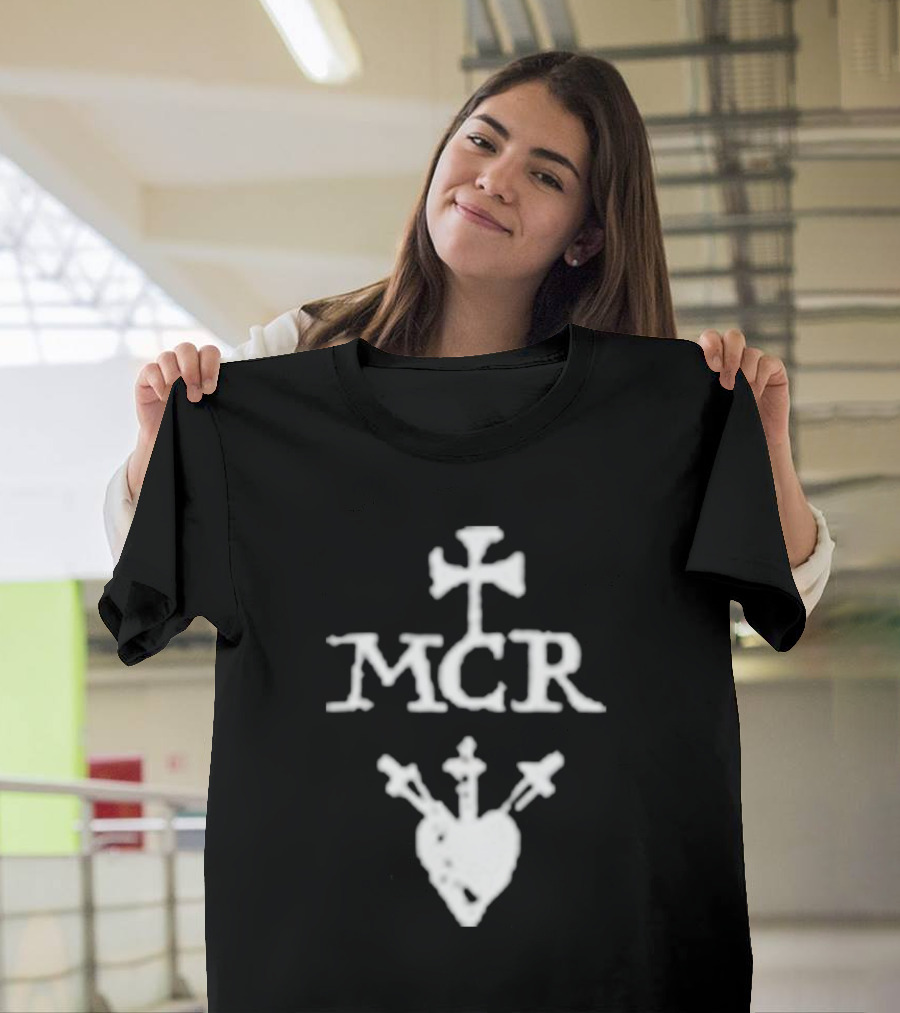 MCR From The Earth To The Morgve Heart Cross Symbol In Aeternum T-Shirt