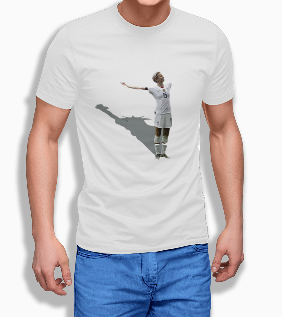 Megan Rapinoe Women's Soccer USA Celebration Statue Of Liberty Shadow T-Shirt