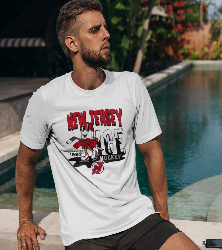 New Jersey Hockey Popsicle Established 1982 Youth Mitchell And Ness T-Shirt