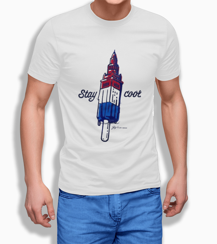 Stay Cool Cleveland Tower Popsicle T-Shirt