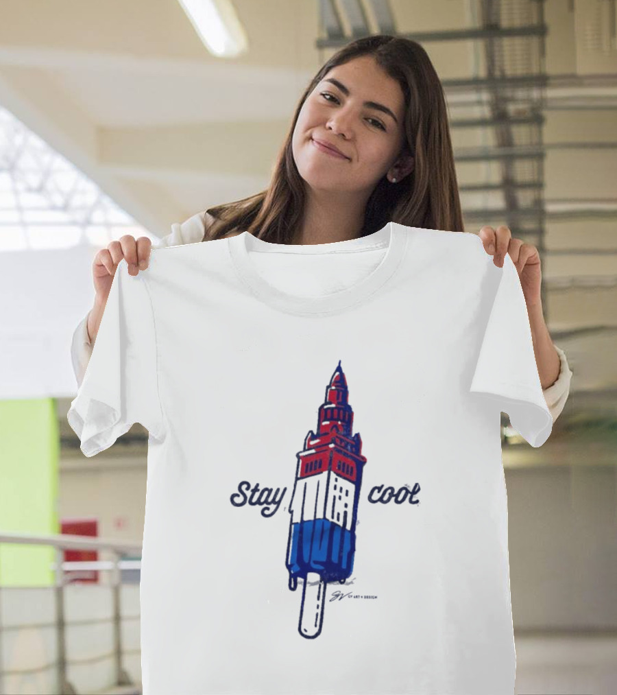 Stay Cool Cleveland Tower Popsicle T-Shirt