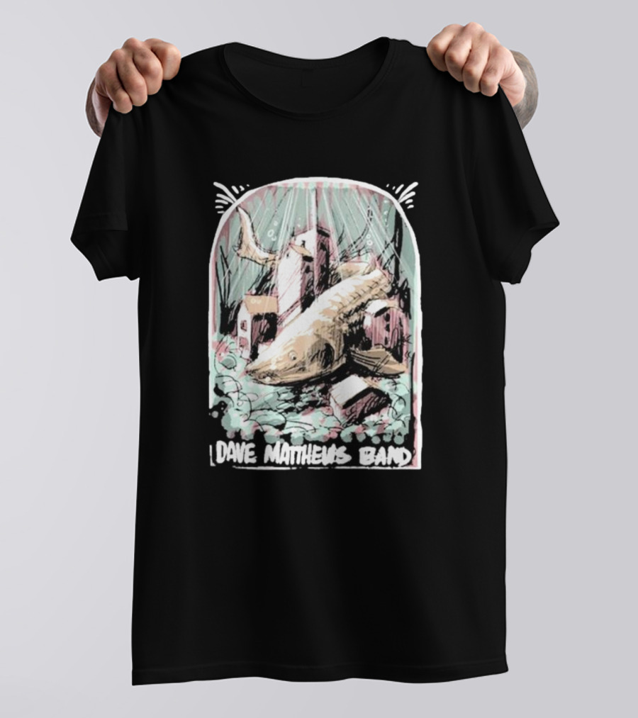 Dave Matthews Band June 26 Surreal Fish And Buildings T-Shirt