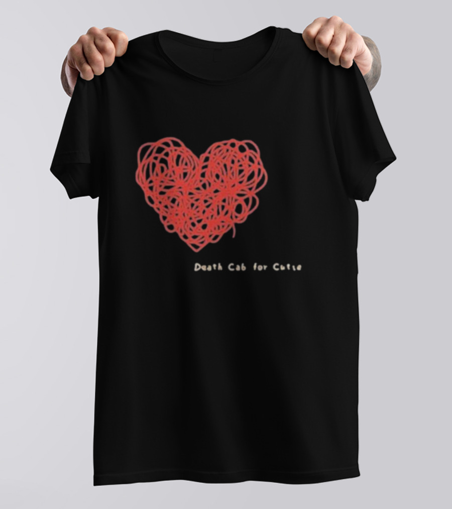 Death Cab For Cutie Heart Red Thread T-Shirt