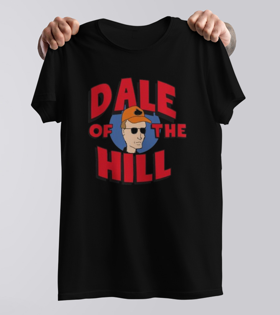 Dale Of The Hill King Of The Hill Character With Sunglasses And Orange Hat T-Shirt