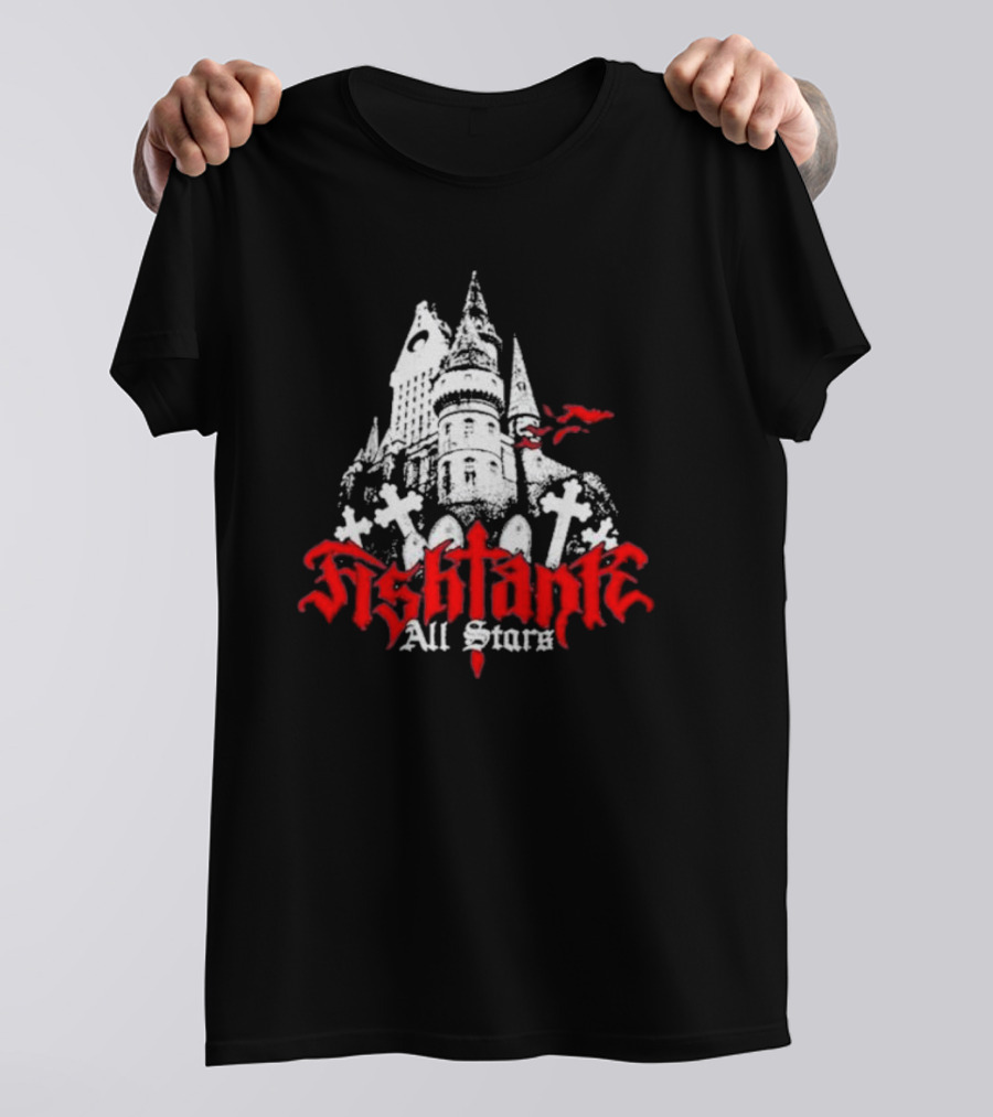 Fishtank All Stars Vampire Castle With Crosses T-Shirt