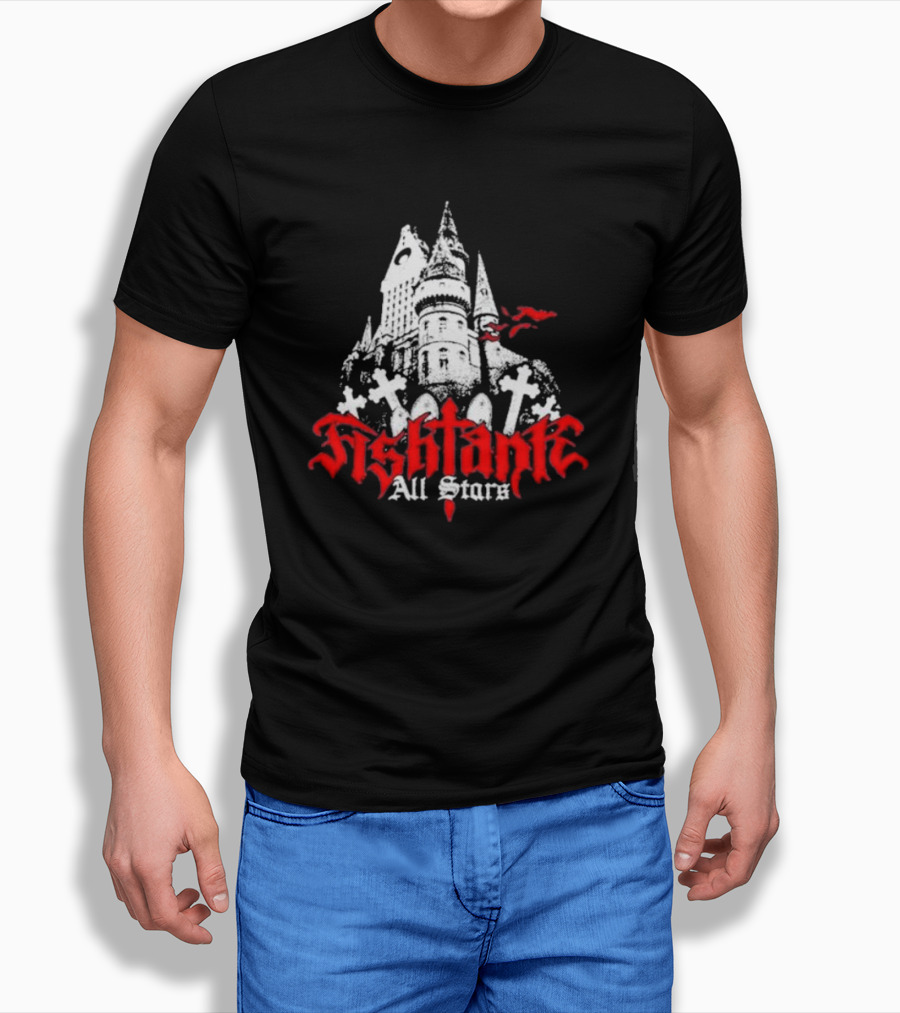 Fishtank All Stars Vampire Castle With Crosses T-Shirt