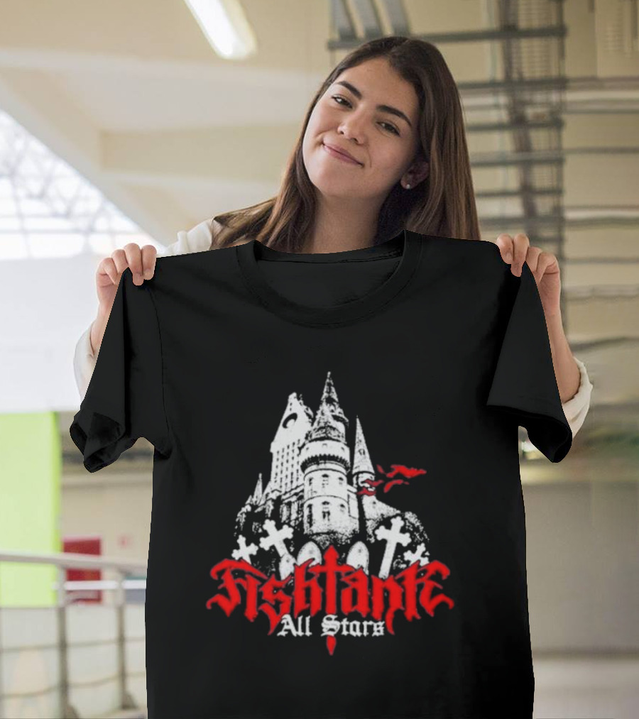 Fishtank All Stars Vampire Castle With Crosses T-Shirt