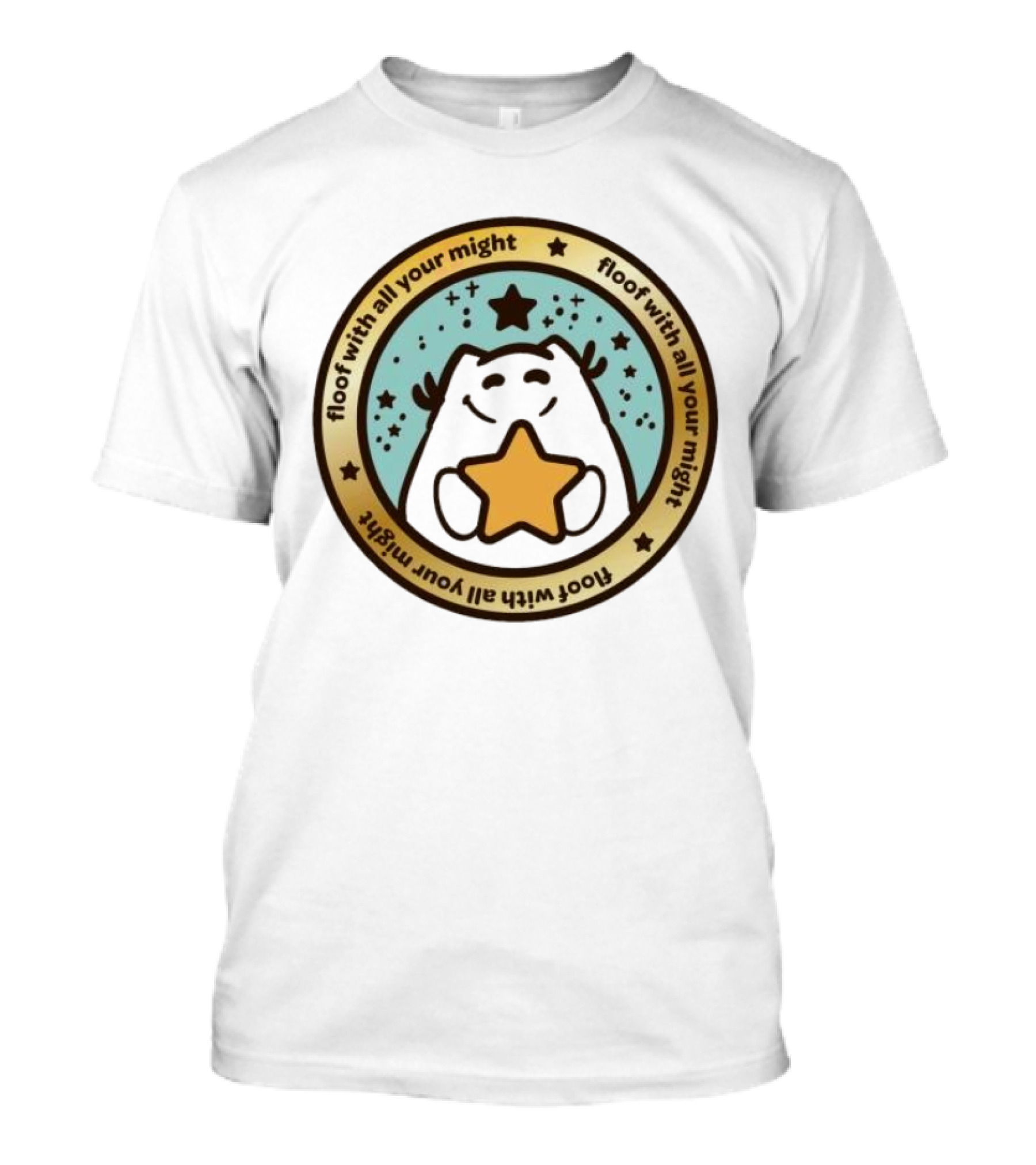 Floof With All Your Might Starry Circle Logo Est 2005 T-Shirt