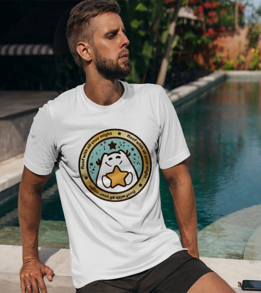 Floof With All Your Might Starry Circle Logo Est 2005 T-Shirt