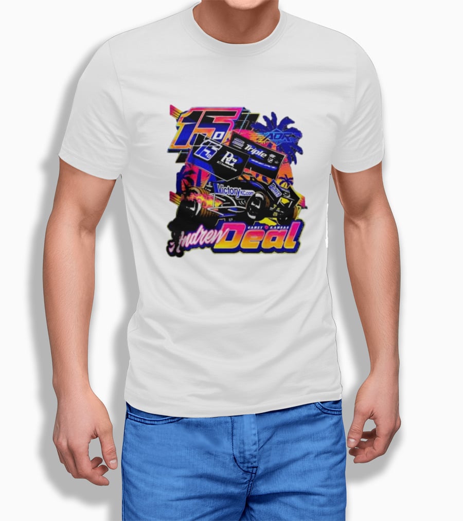 15 Andrew Deal Victory KC Motorsports Caney Kansas Racing T-Shirt