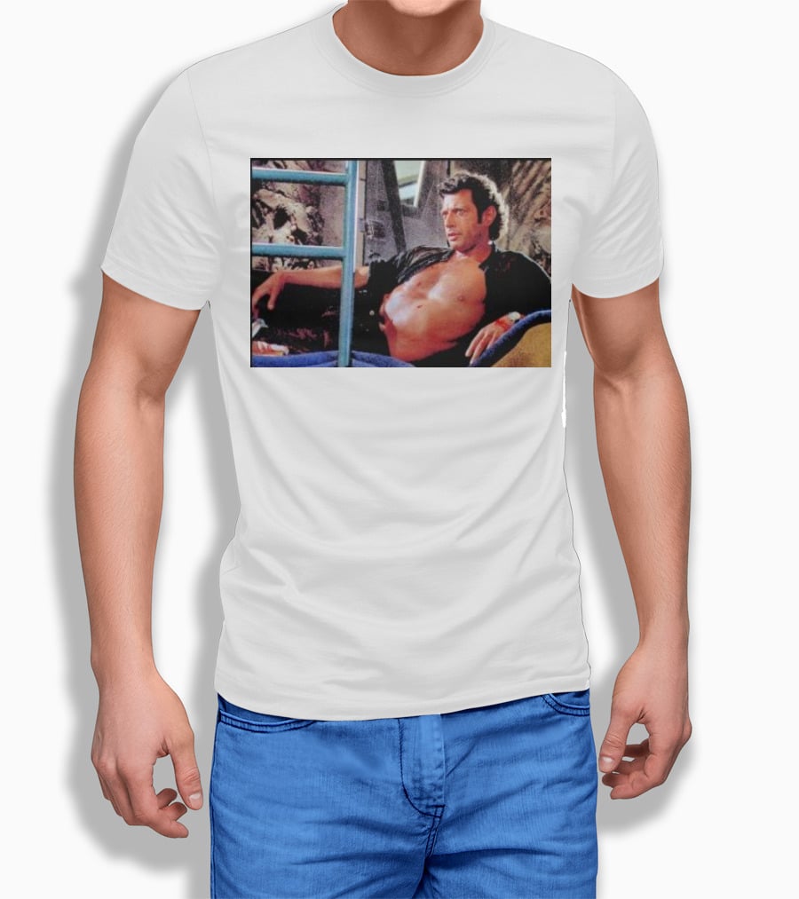 Ian Malcolm Jurassic Park Iconic Scene T-Shirt