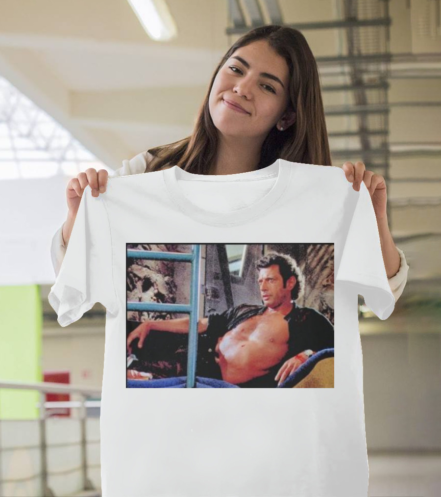 Ian Malcolm Jurassic Park Iconic Scene T-Shirt