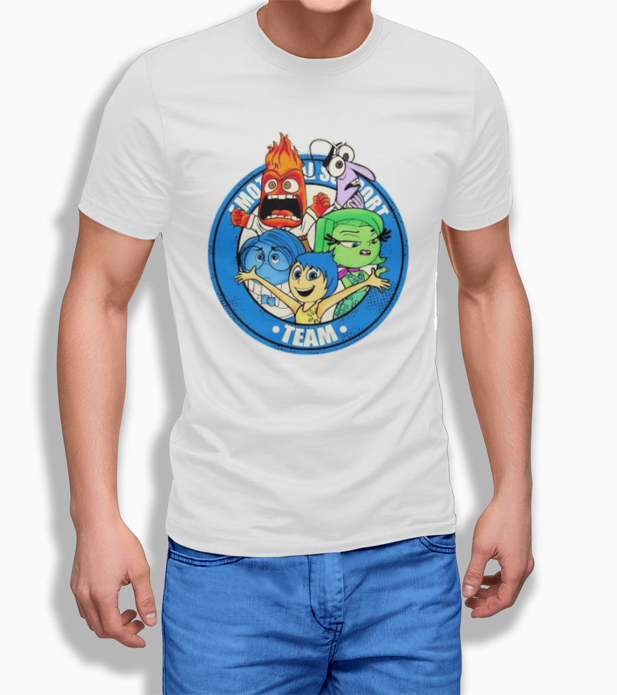Emotional Support Team Inside Out Characters Riley's Emotions T-Shirt