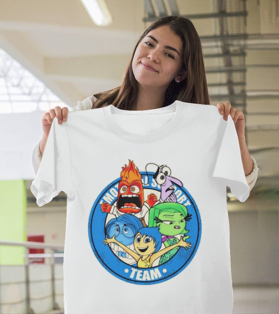 Emotional Support Team Inside Out Characters Riley's Emotions T-Shirt