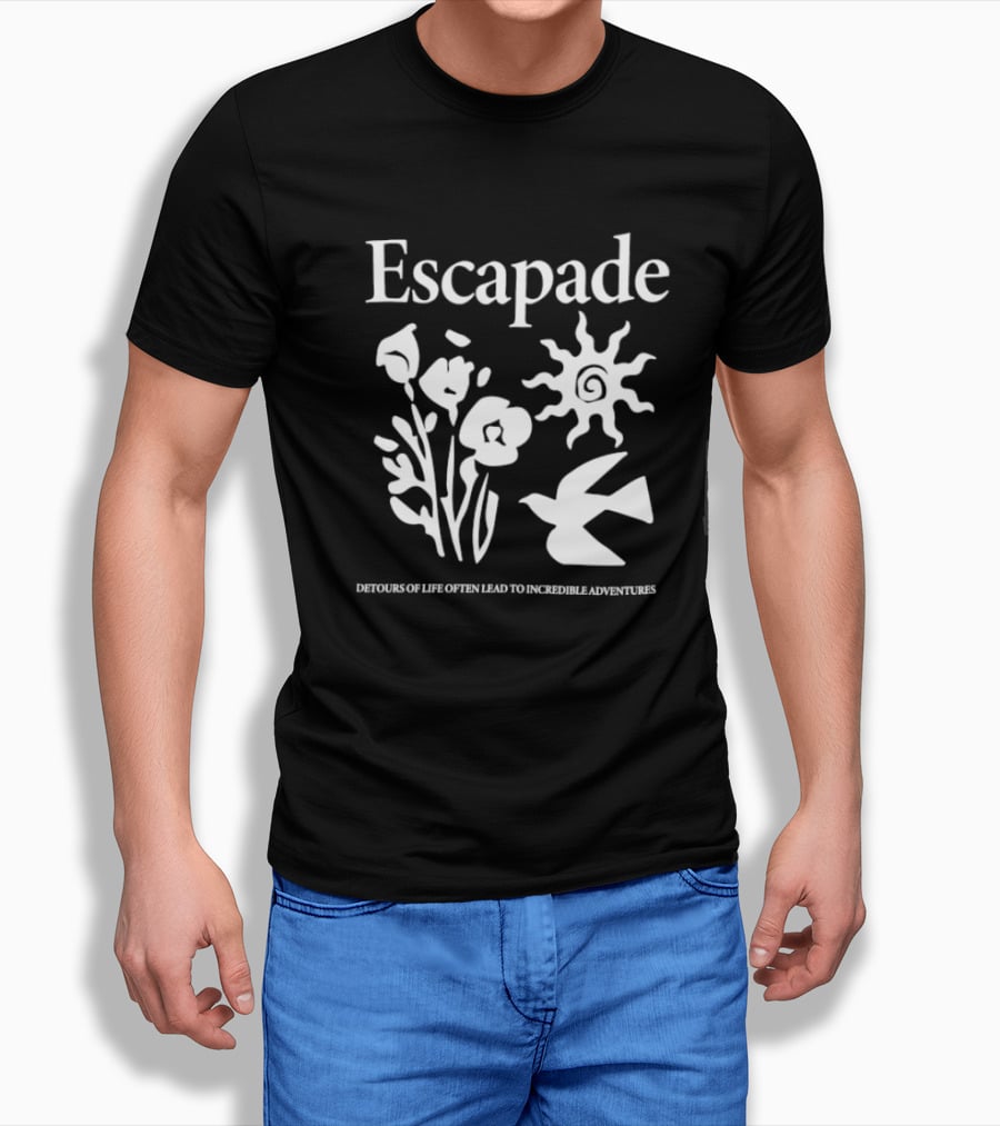 Escapade Sunflower Bird Journey Detours Of Life Often Lead To Incredible Adventures T-Shirt