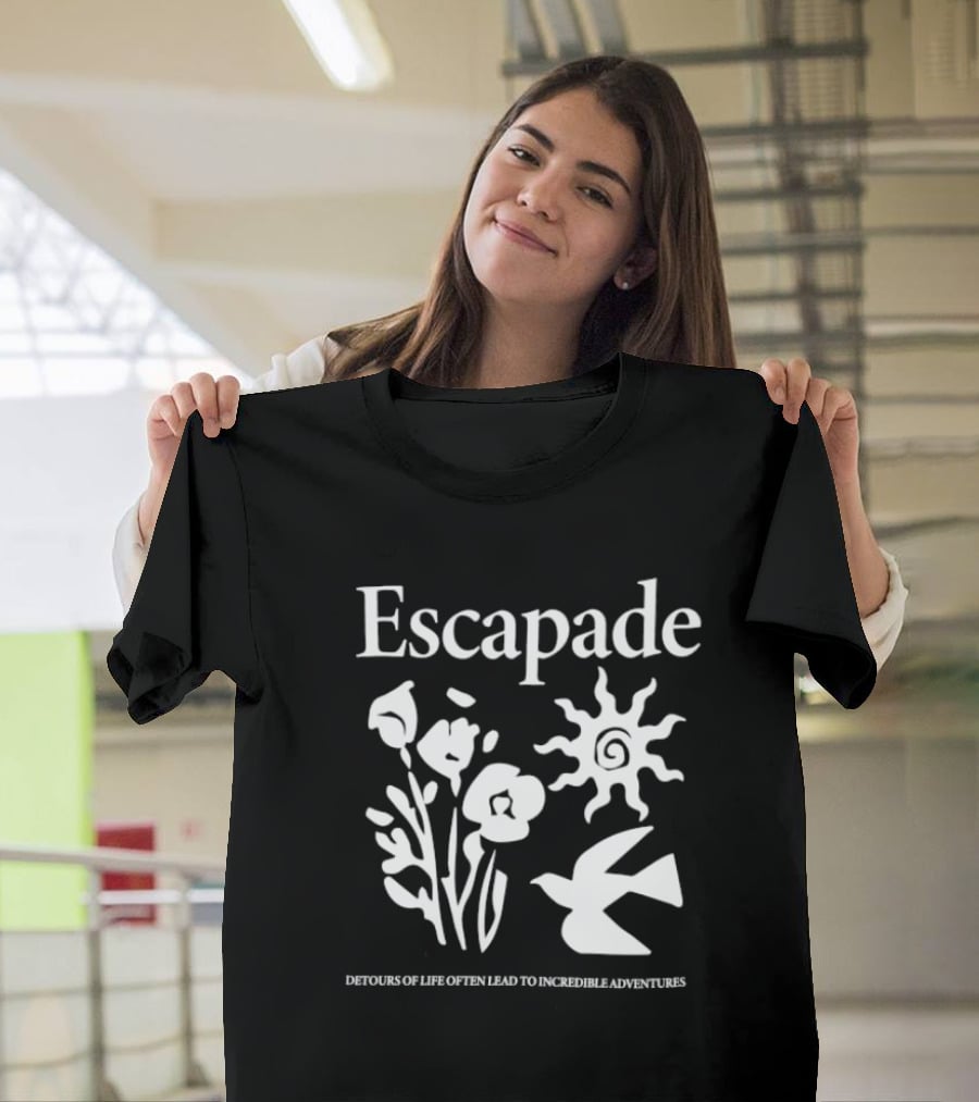 Escapade Sunflower Bird Journey Detours Of Life Often Lead To Incredible Adventures T-Shirt