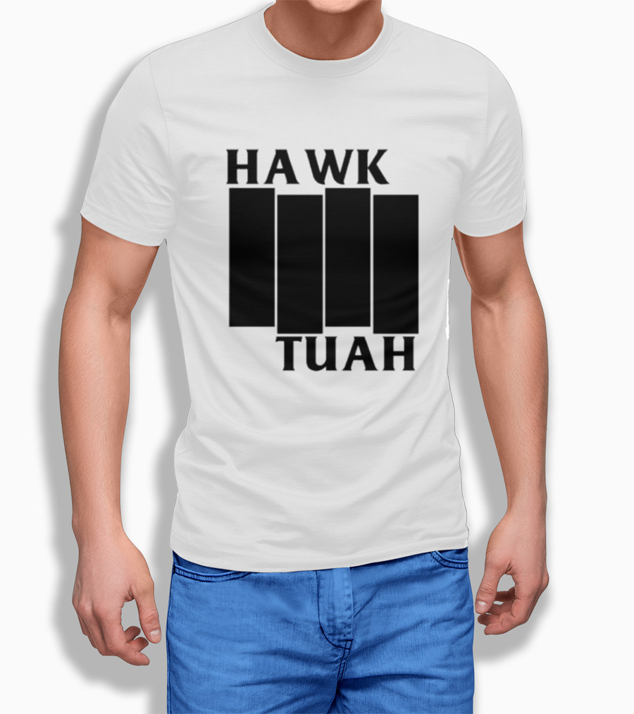 Hawk Tuah Black Flag T-Shirt