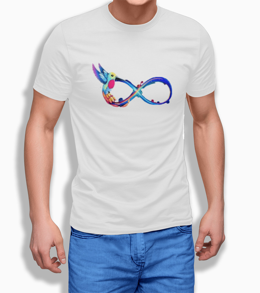 Infinity Colorful Bird T-Shirt