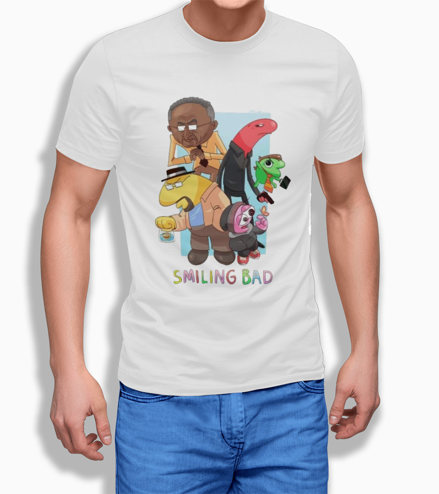 Smiling Bad Characters Joolianee Inspired Cartoon T-Shirt