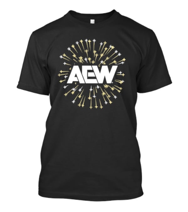 AEW Firework Burst T-Shirt