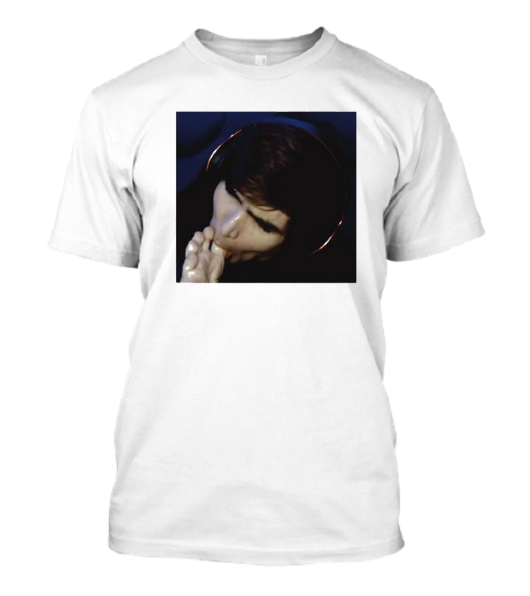 Streamer Damon Fizzy Toe Sucking Image With Headphones T-Shirt