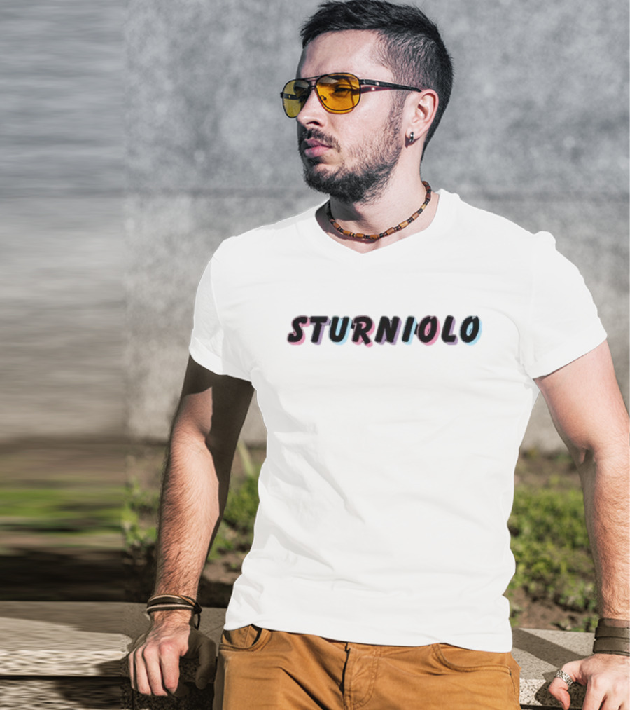 Sturniolo Let’s Trip Multicolor Text Banner T-Shirt