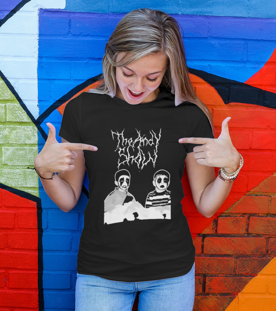 The Andy Show Corpse Paint Black Metal Duo T-Shirt