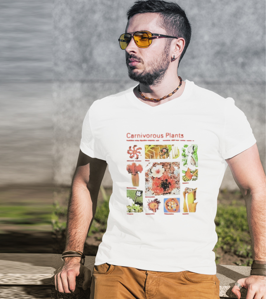 Carnivorous Plants Nepenthes Dionaea Drosera Sarracenia Aldrovanda Trapping Mechanisms T-Shirt