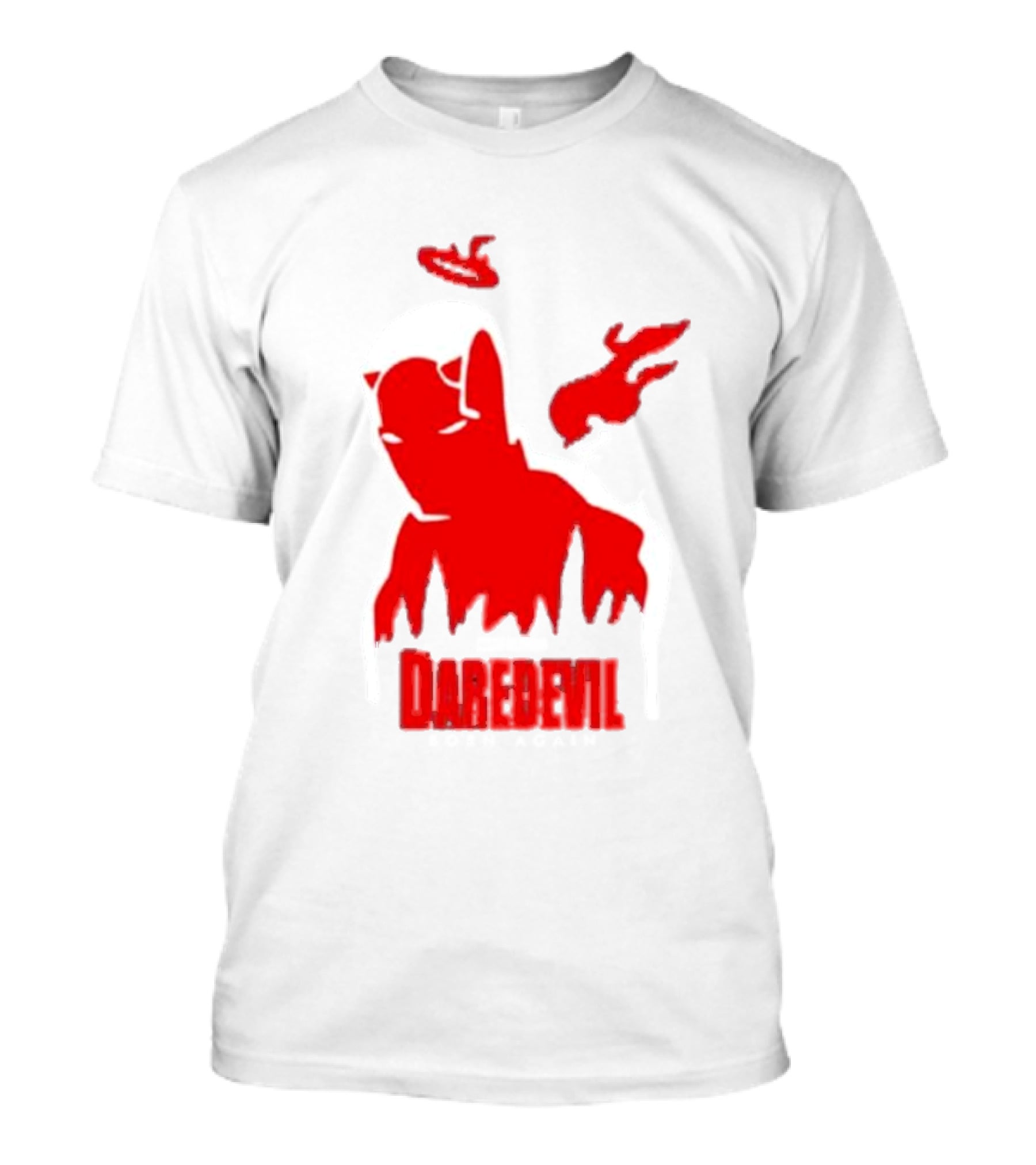 Daredevil Born Again Marvel Studios Iconic Red Flame T-Shirt