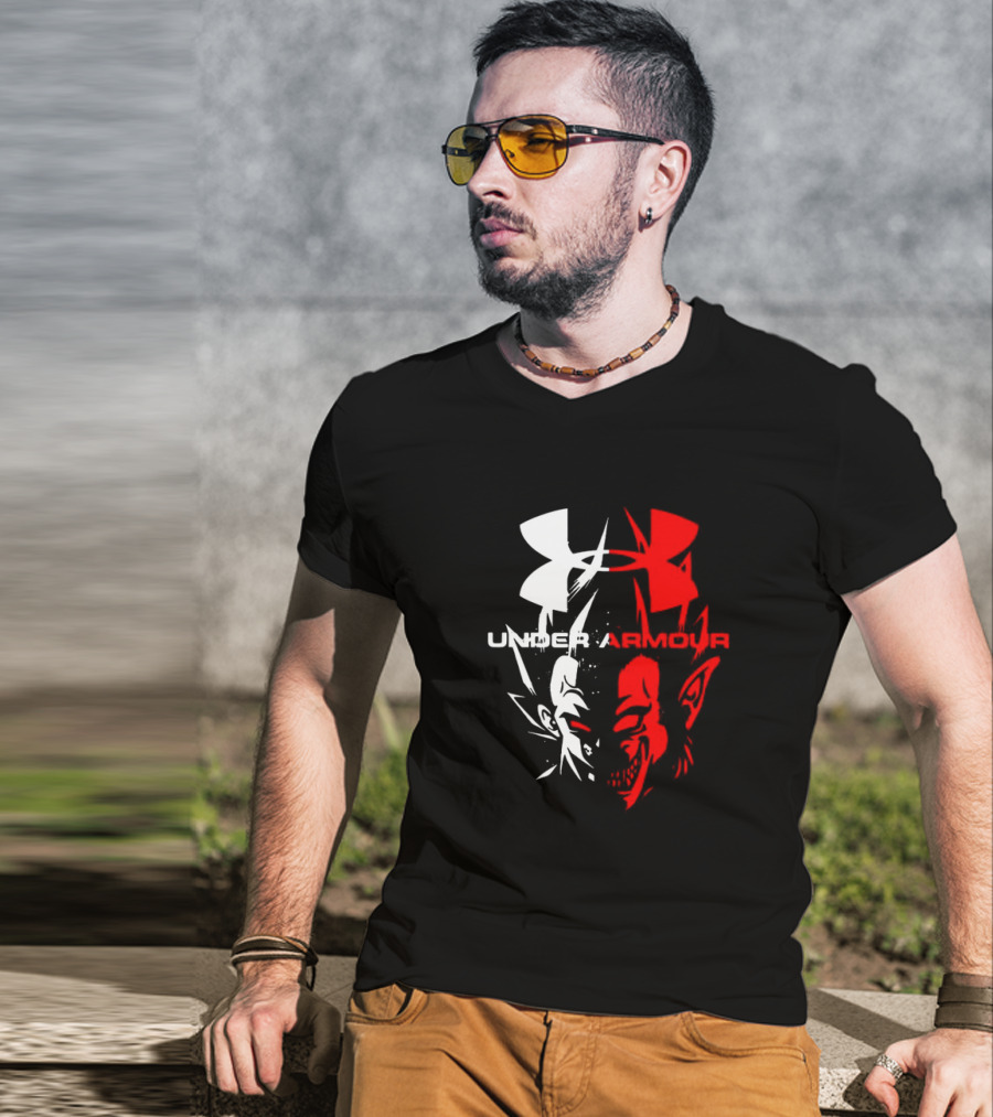 Vegeta Dual Face Under Armour Dragon Ball T-Shirt