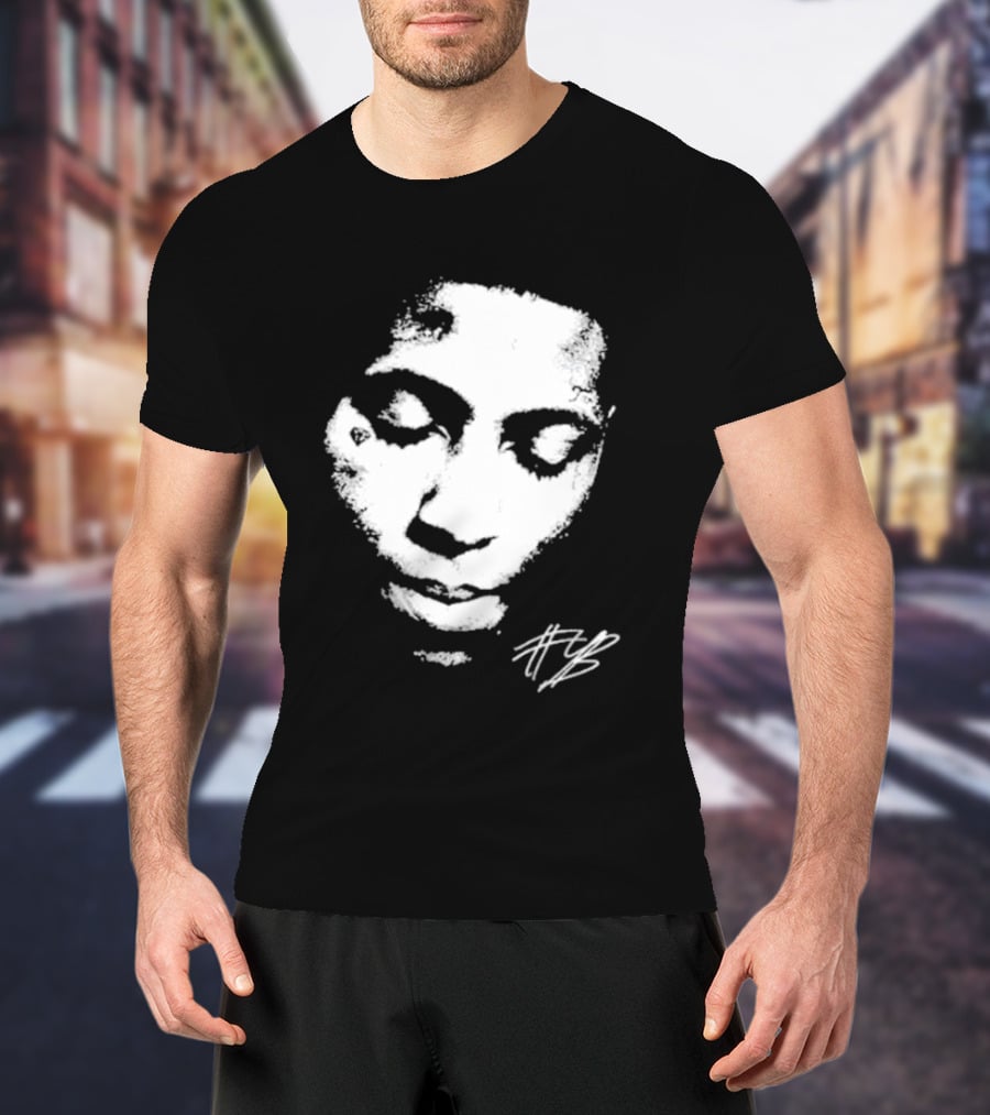 Never Broke Again Lonely Child NBA YoungBoy Signature Black And White Face T-Shirt