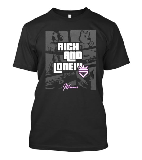 Rich And Lonely Miami T-Shirt