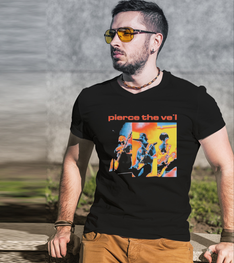 Pierce The Veil Rock Sound Issue 304 Psychedelic Band Performance T-Shirt