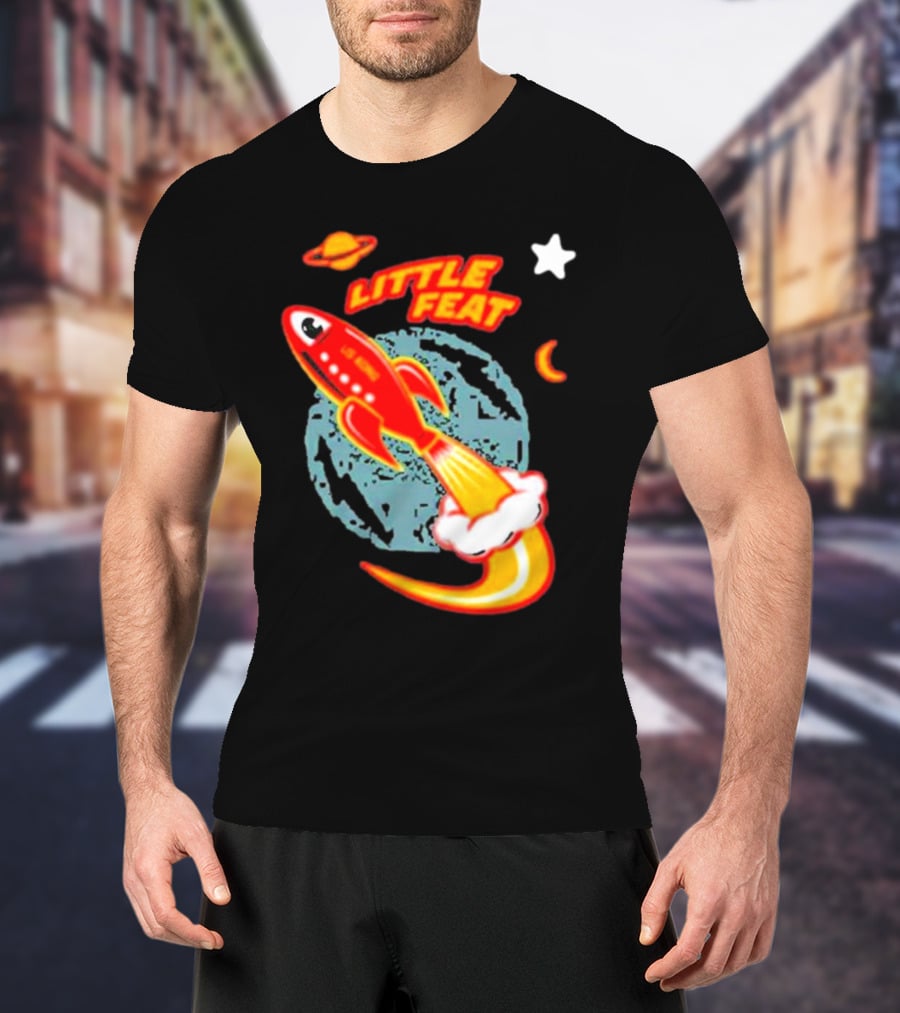 Little Feat Rocketship Planetary Adventure T-Shirt