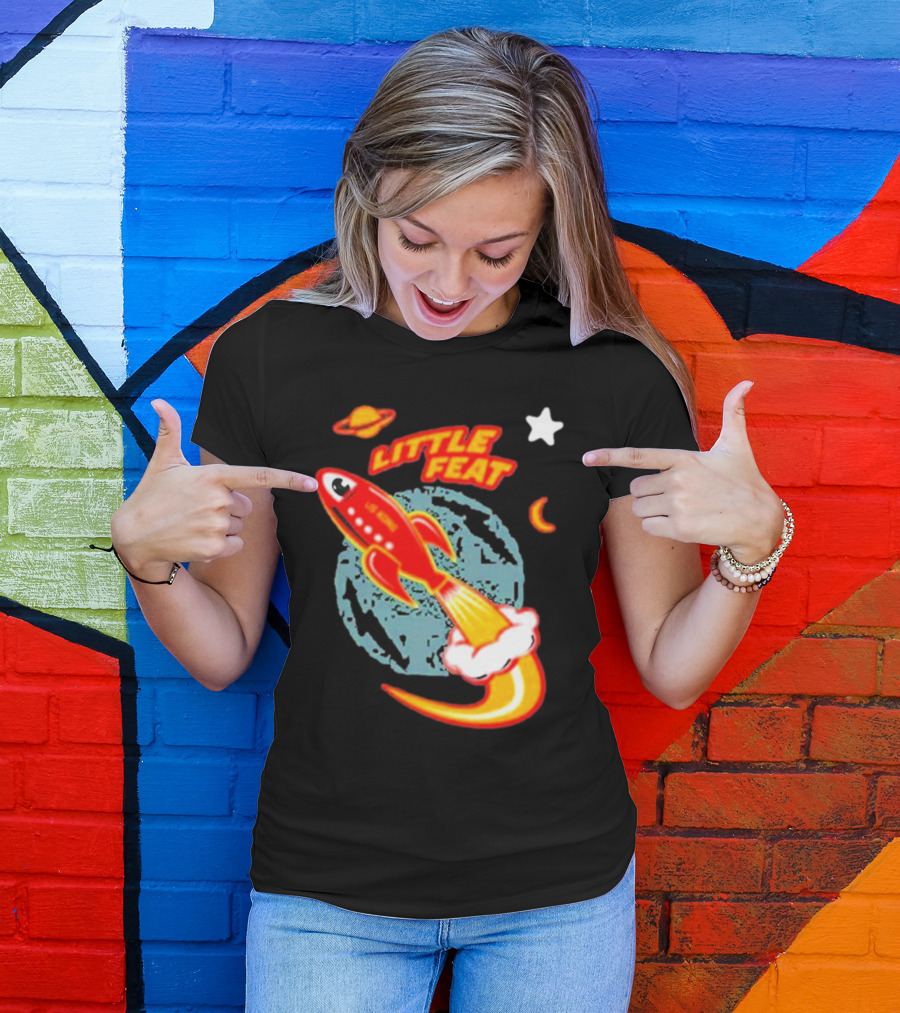 Little Feat Rocketship Planetary Adventure T-Shirt