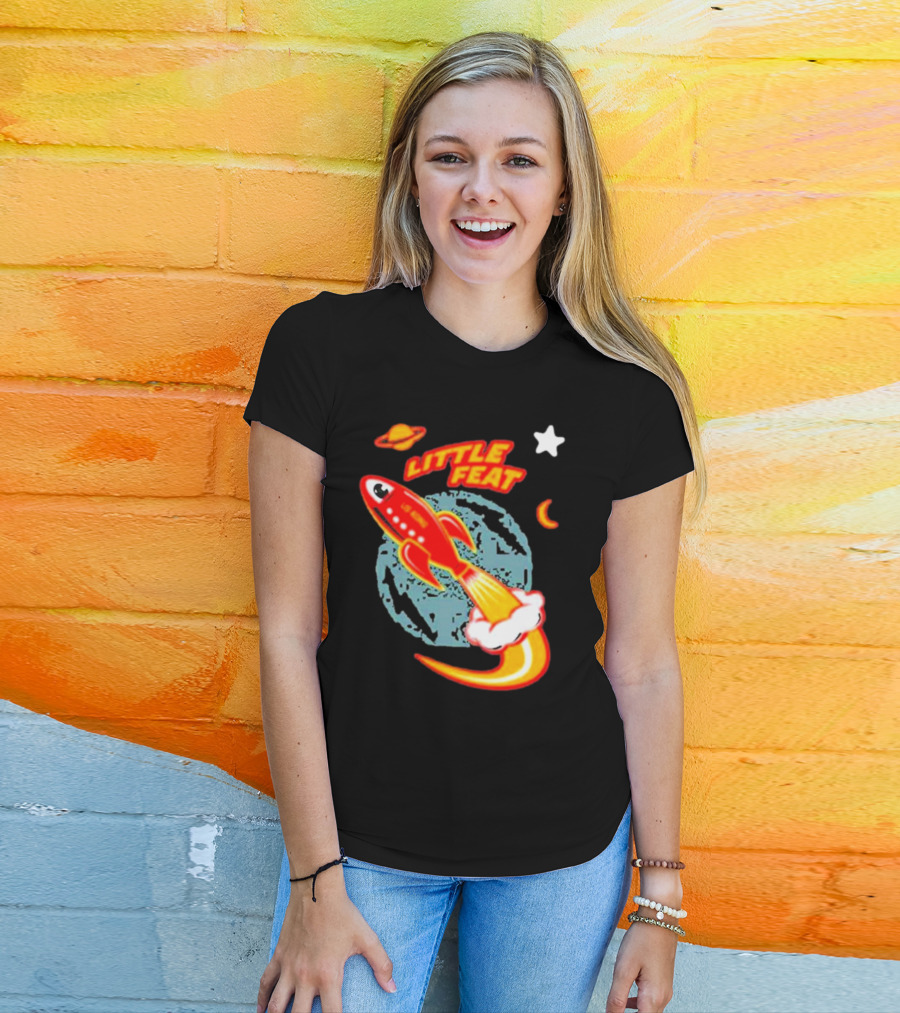 Little Feat Rocketship Planetary Adventure T-Shirt