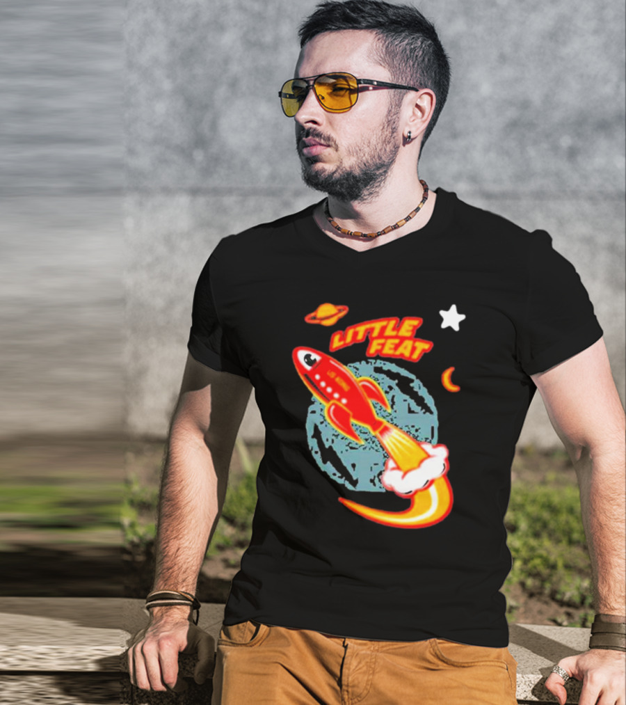 Little Feat Rocketship Planetary Adventure T-Shirt