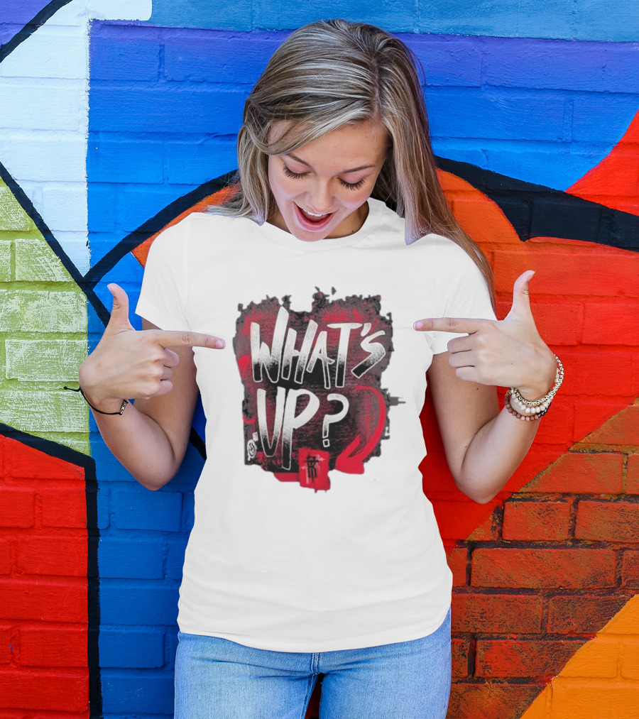 What's Up Bold Graphic R-Truth T-Shirt