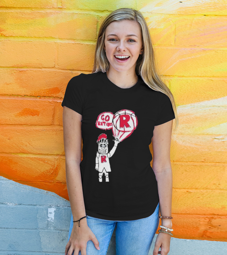 Rutgers Mbb The Blackout Go Rutgers Basketball Knight T-Shirt