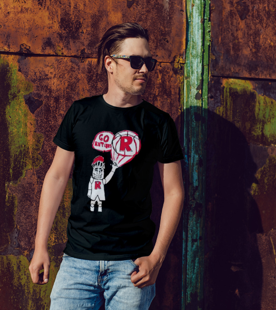 Rutgers Mbb The Blackout Go Rutgers Basketball Knight T-Shirt