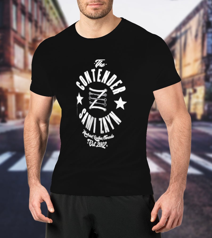 The Contender Sami Zayn Montreal Quebec Canada Est 2002 T-Shirt