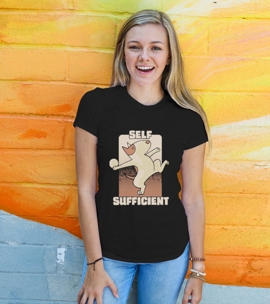 SELF SUFFICIENT BULL TERRIER T-Shirt